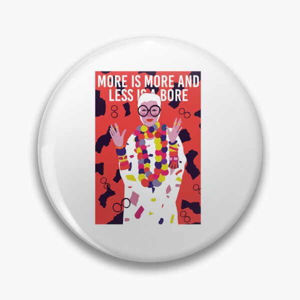 Item preview, Iris Apfel More Is More And Less Is A Bore Cartoon designed and sold by JoyceRicharde.