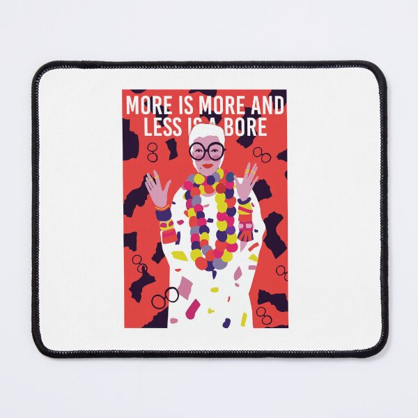 Item preview, Iris Apfel More Is More And Less Is A Bore Cartoon designed and sold by JoyceRicharde.