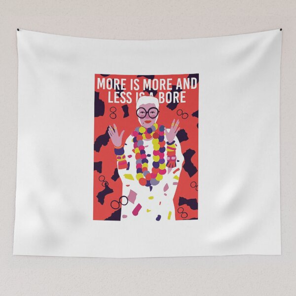 Item preview, Iris Apfel More Is More And Less Is A Bore Cartoon designed and sold by JoyceRicharde.