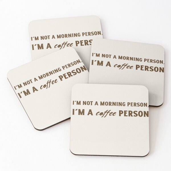 Item preview, I’m Not a Morning Person, I’m a Coffee Person designed and sold by Winter--Flowers.