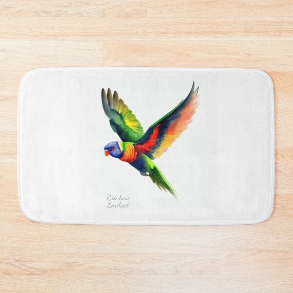Item preview, Rainbow Lorikeet in digital watercolor designed and sold by profundityseek.