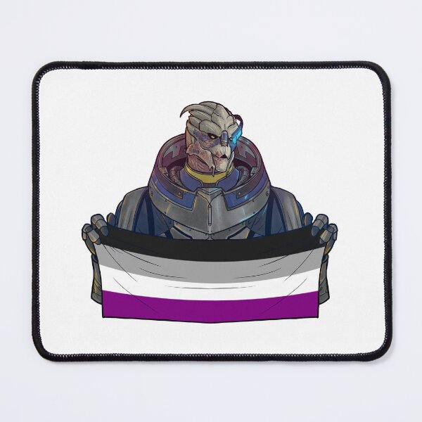 Item preview, garrus vakarian inspired asexual pride  designed and sold by stucktoyoumerch.