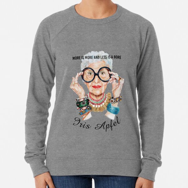Aperçu de l'œuvre Iris Apfel Plus est plus et moins est un croquis d'alésage créée et vendue par JoyceRicharde.