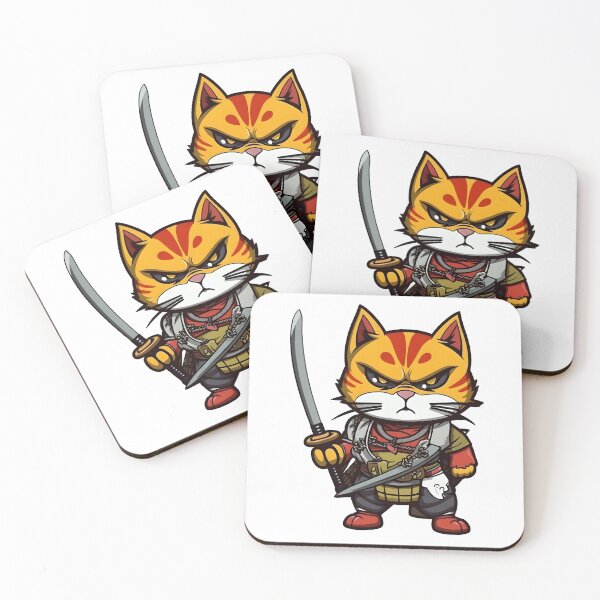 Item preview, Samurai Cat designed and sold by Zoondertt.