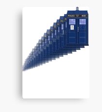 Dr Who Time Travel Tardis Canvas Print