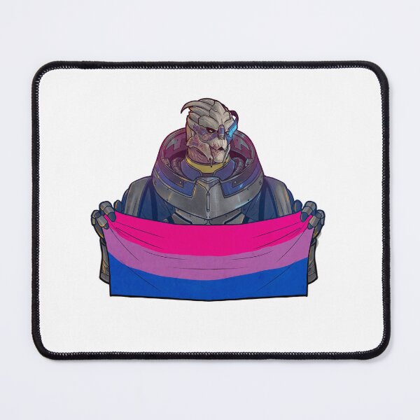Item preview, garrus vakarian inspired bisexual pride  designed and sold by stucktoyoumerch.