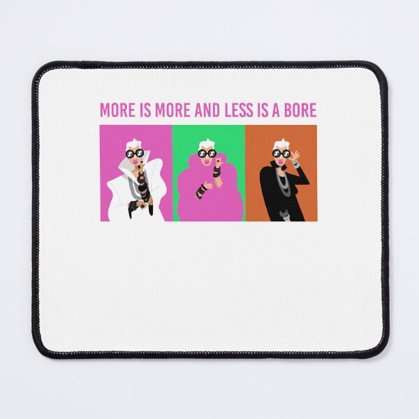 Item preview, Iris Apfel More Is More And Less Is A Bore designed and sold by JoyceRicharde.