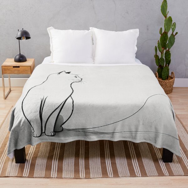 Item preview, Minimalist Cat Drawing designed and sold by mfbyrm.