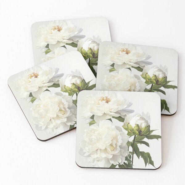 Item preview, White Peonies  designed and sold by Vanover Designs.