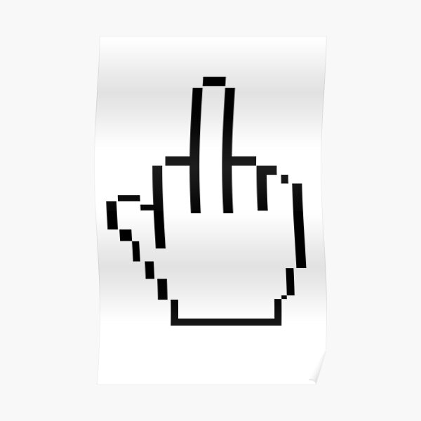 Tags. pixel, middle, finger, middle finger, white, funny, fuck off, fuck yo...