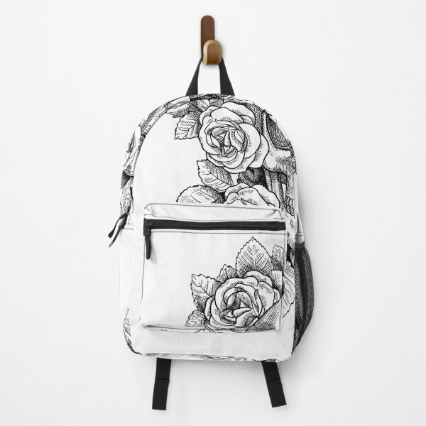 Item preview, Skull With Roses And Wasp designed and sold by ooBDoo.