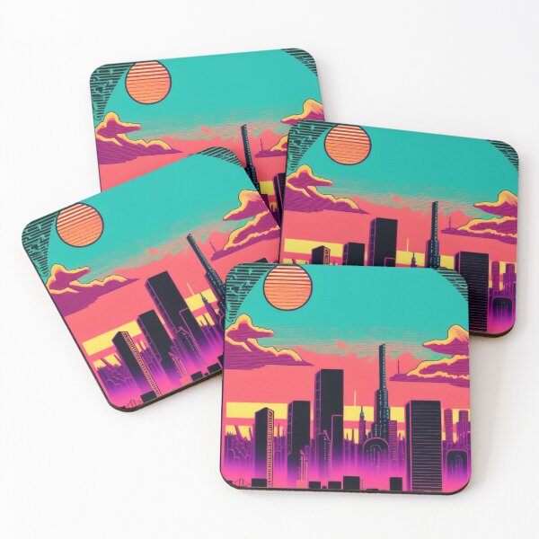 Item preview, Synthwave City designed and sold by Airdale Navy.