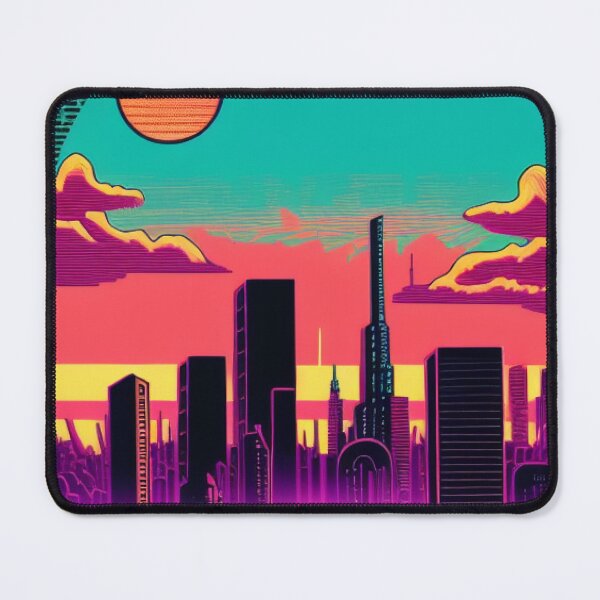 Item preview, Synthwave City designed and sold by Airdale Navy.