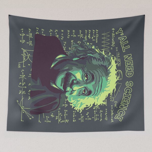 Item preview, A. Einstein On How We All Need Science designed and sold by Unhinged Heather.