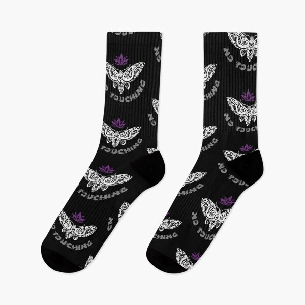 Item preview, No Touching Allowed! Death Head Moth Design in Asexual Pride Colors designed and sold by MoniqueNelson.