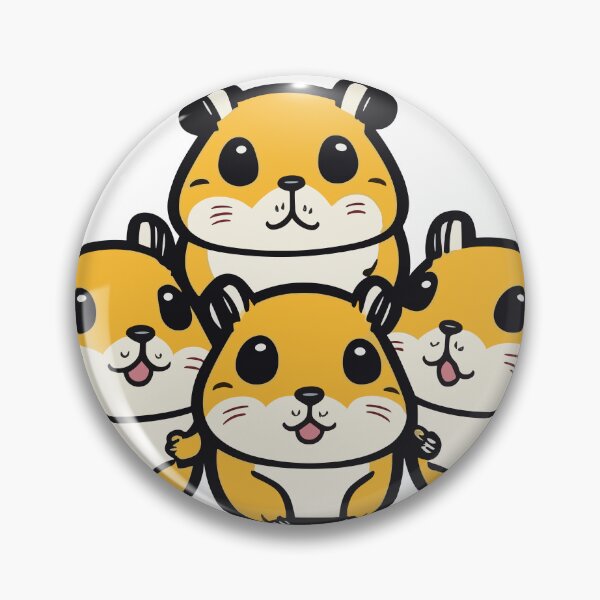 Item preview, Happy Hamster Friends designed and sold by ArcticWolf-Art.