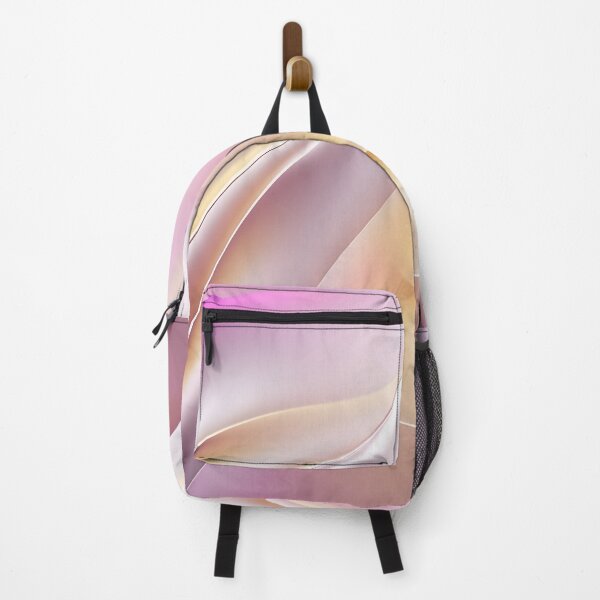 Item preview, Holographic neon curved wave in motion. Pink wallpaper background. Holographic gradient designed and sold by anytka.