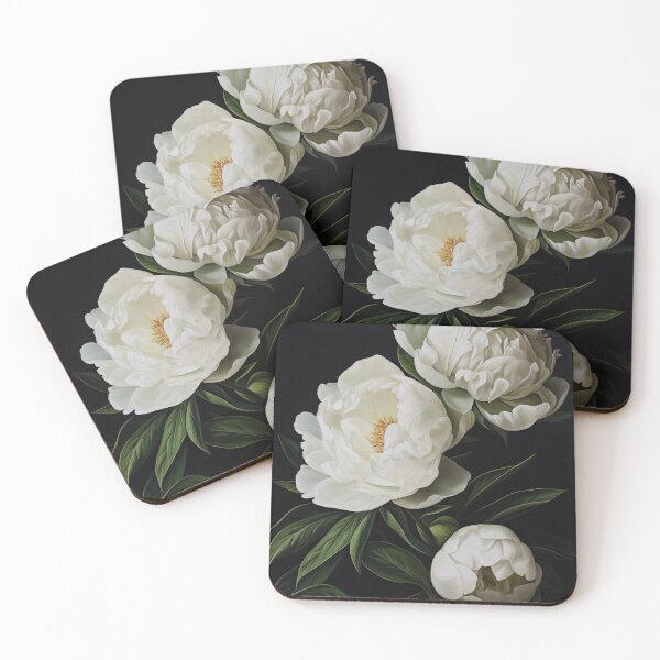 Item preview, White Peonies  designed and sold by Vanover Designs.