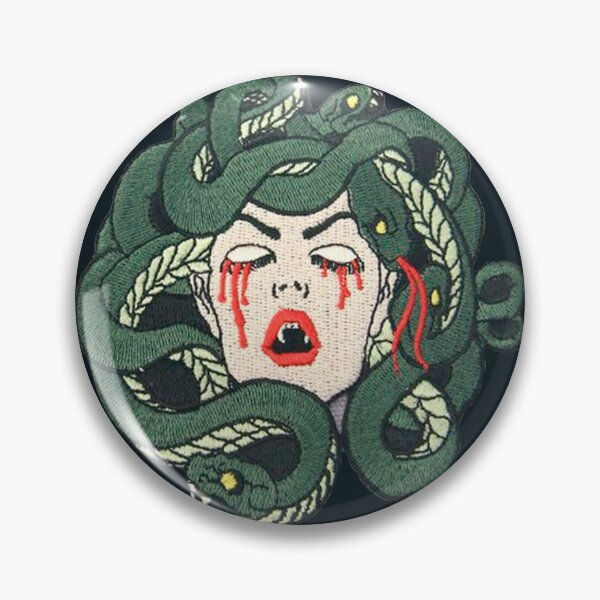 Item preview, medusa gorgon with bloody eyes designed and sold by si3iy.