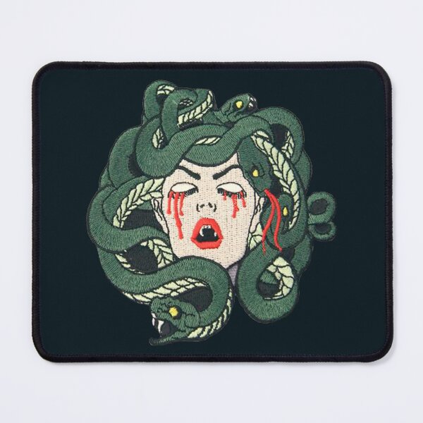 Item preview, medusa gorgon with bloody eyes designed and sold by si3iy.