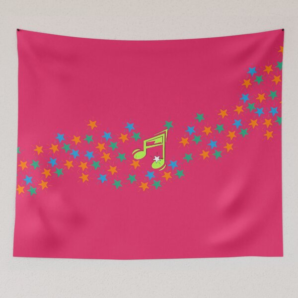 Artikelvorschau, Pink Star Design Wandkunst entworfen und verkauft von Mahi85.