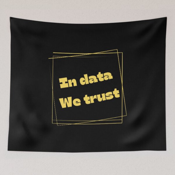 Item preview, In data we trust  designed and sold by TeePassion.