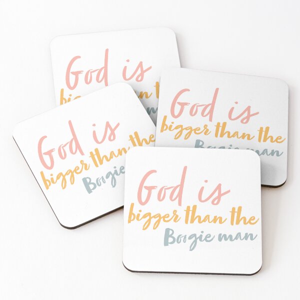Item preview, God is bigger than the boogie man designed and sold by Tedroppa.
