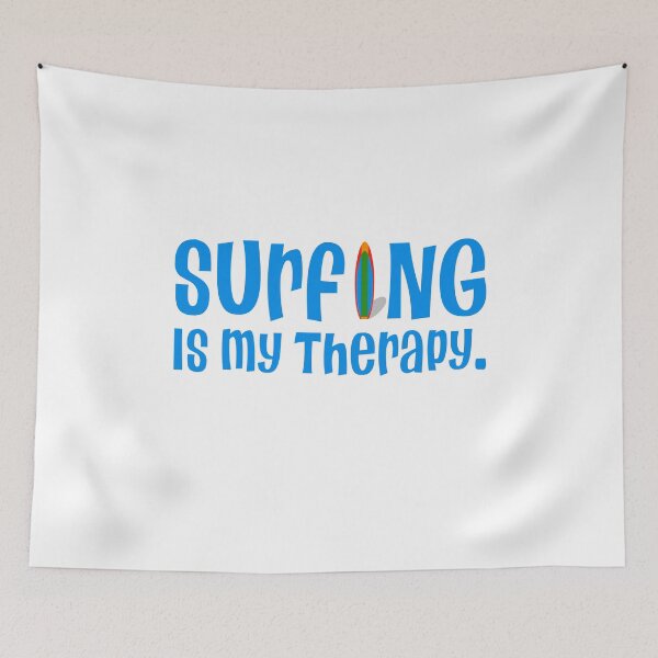 Item preview, Surfing Therapy T Shirt designed and sold by WiseNomad.