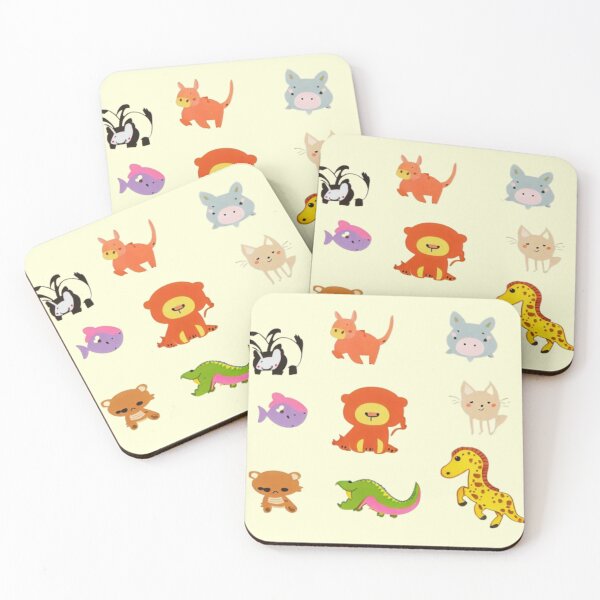Item preview, Sticker pack of 9 animal pictures graphics in nice colors designed and sold by JaroDesign2023.