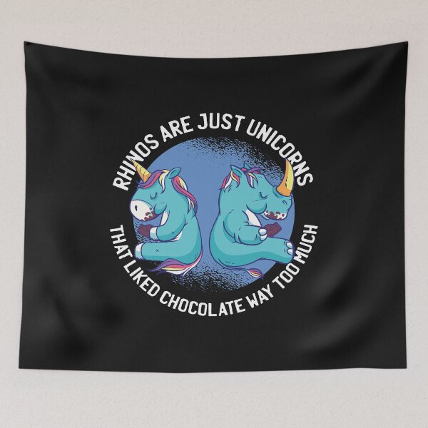Item preview, rhino-unicorn designed and sold by Roy & Pride.