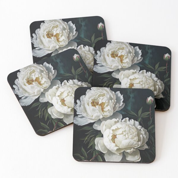 Item preview, White Peonies  designed and sold by Vanover Designs.