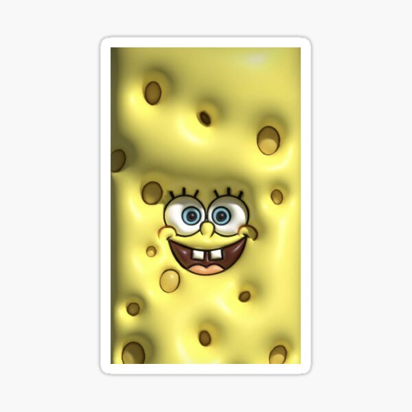 Spongebob human face Meme Sticker Magnet for Sale by desigbyZEE