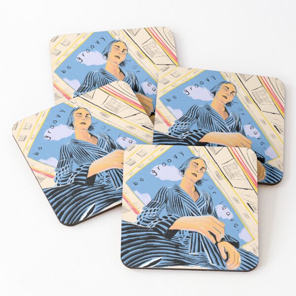 Item preview, be groovy or leave designed and sold by Anastasia Serdukova.