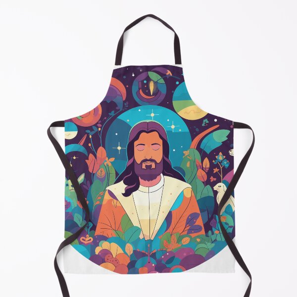 Item preview, Spirituality Jesus Journey | Cosmic Savior | Spiritual Galaxy Art designed and sold by mindexploration.