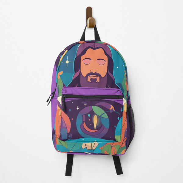 Item preview, Spirituality Jesus Journey | Cosmic Savior | Spiritual Galaxy Art designed and sold by mindexploration.