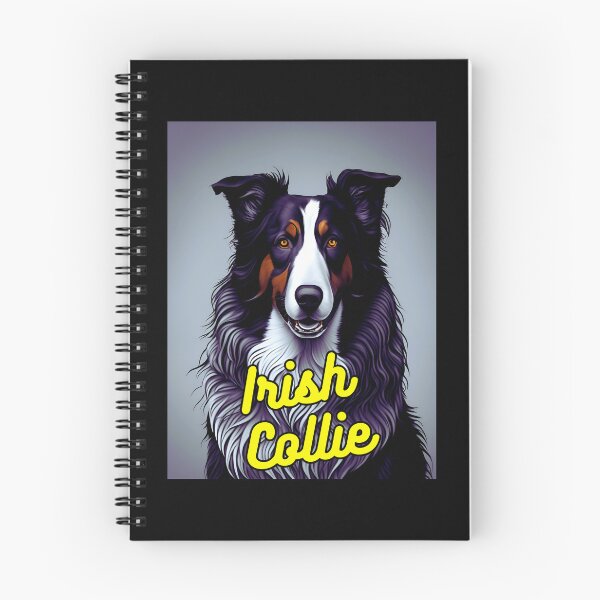 Artikelvorschau, Irischer Collie dunkelweißer Hintergrund entworfen und verkauft von IrishPOD.