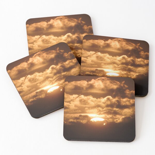Item preview, sunrise with dramatic clouds on the beach designed and sold by willamsharking.