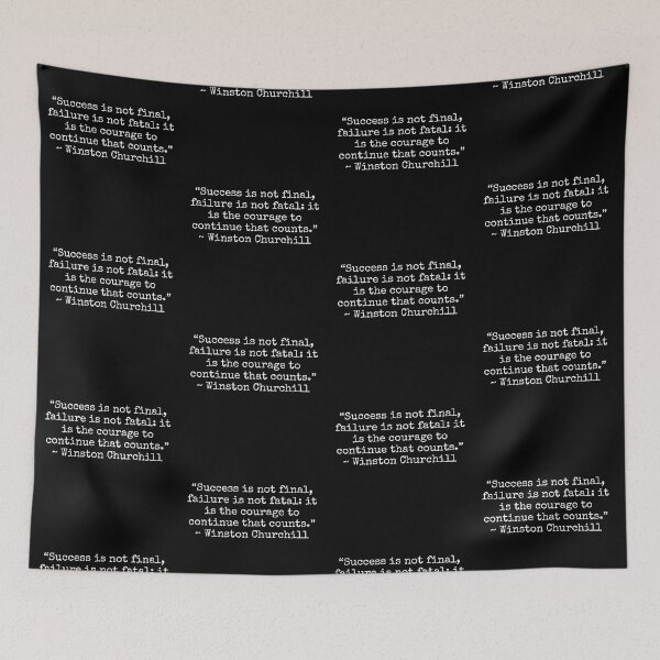 Item preview, Winston Churchill Success Failure Courage Definition Motivational Inspirational Quote designed and sold by ImaginedCo.