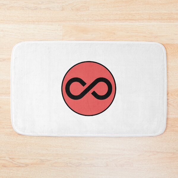 Item preview, Infinity sign icon in a red circle designed and sold by Inspirationmotivation.
