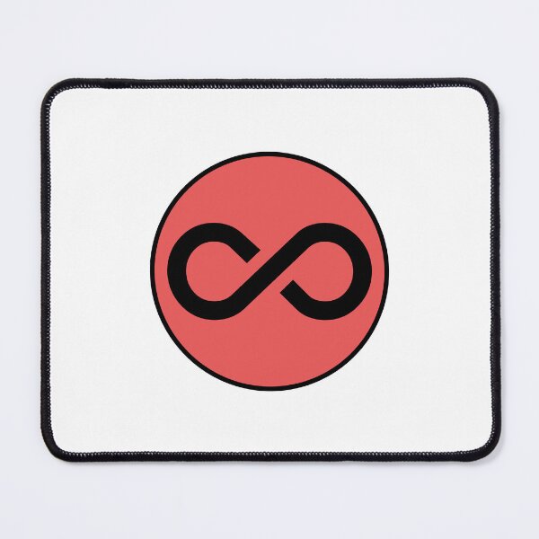 Item preview, Infinity sign icon in a red circle designed and sold by Inspirationmotivation.