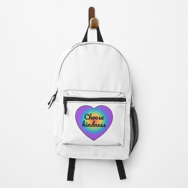 Item preview, Choose Kindness Cursive Font Heart Rainbow Colors designed and sold by Inspirationmotivation.
