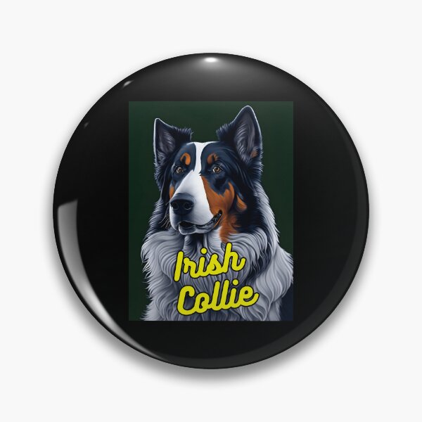 Artikelvorschau, Irischer Collie-Grün-Hintergrund entworfen und verkauft von IrishPOD.