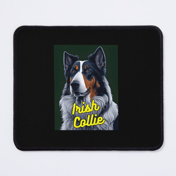 Item preview, Irish Collie Green Background designed and sold by IrishPOD.