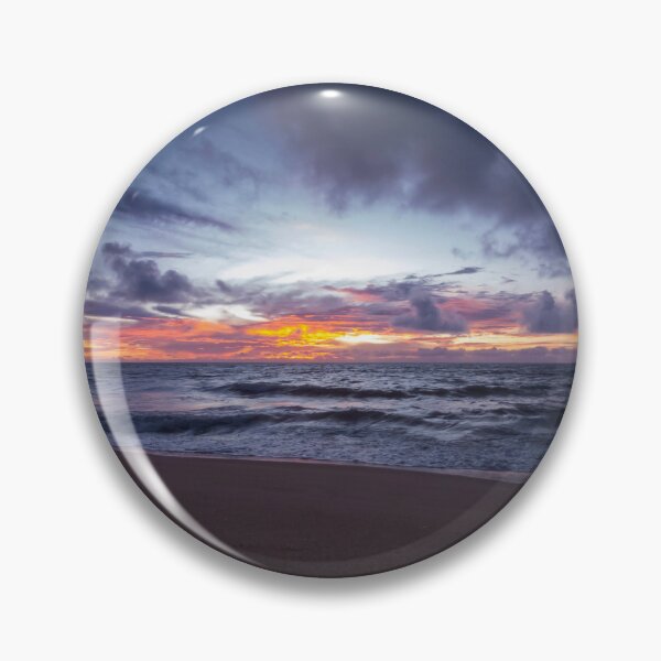 Item preview, sunrise with dramatic clouds on the beach designed and sold by willamsharking.