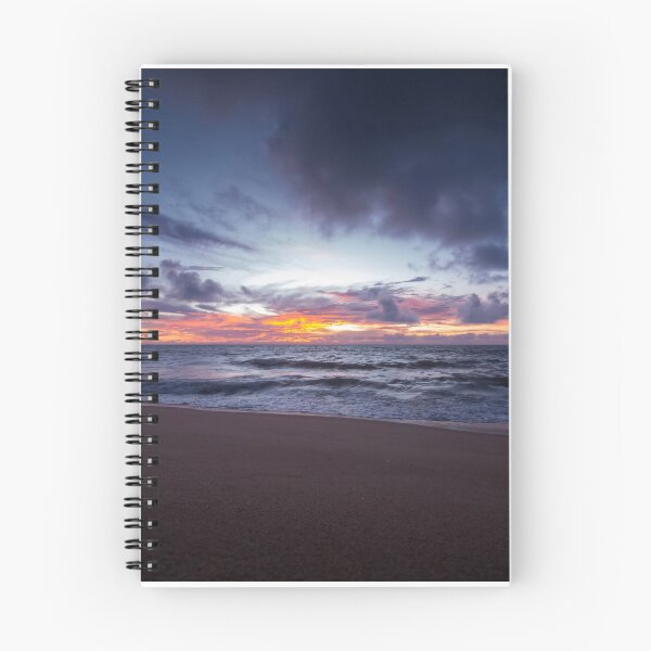 Item preview, sunrise with dramatic clouds on the beach designed and sold by willamsharking.