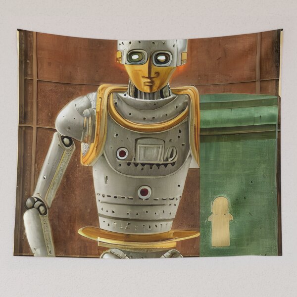 Artikelvorschau, Roboter im Stil berühmter Kunst. entworfen und verkauft von CRAFTER-MEDIA.