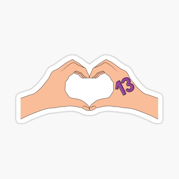 Taylor Swift Hand Heart Design | Sticker