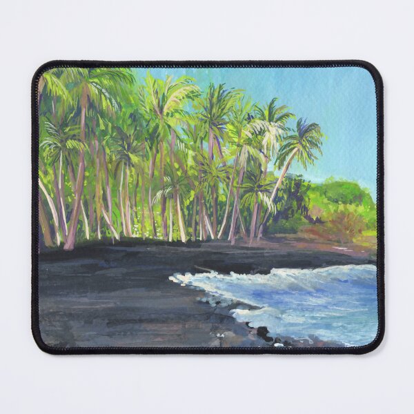 Item preview, Black Sand Beach Hawaii designed and sold by 3willows.