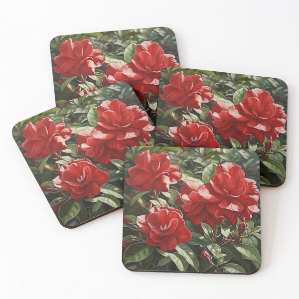 Item preview, Red Gardenias  designed and sold by Vanover Designs.