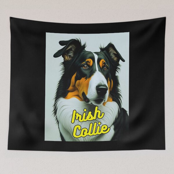 Item preview, Irish Collie White Background designed and sold by IrishPOD.